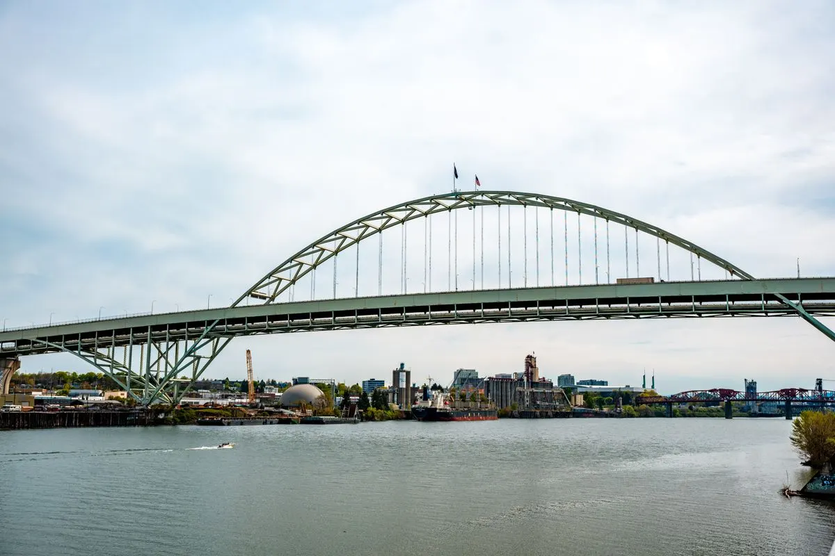 Fremont Bridge in Portland